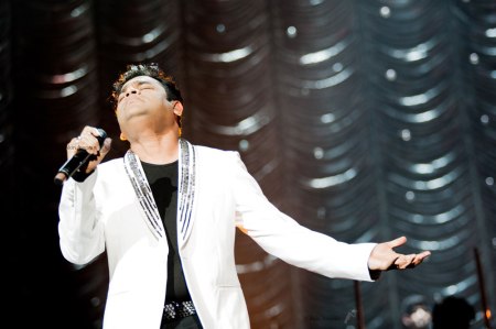 A R Rahman performing at the o2 Arena, London